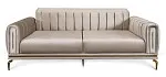 Диван Замира 3х местный бежевый | изображение 2