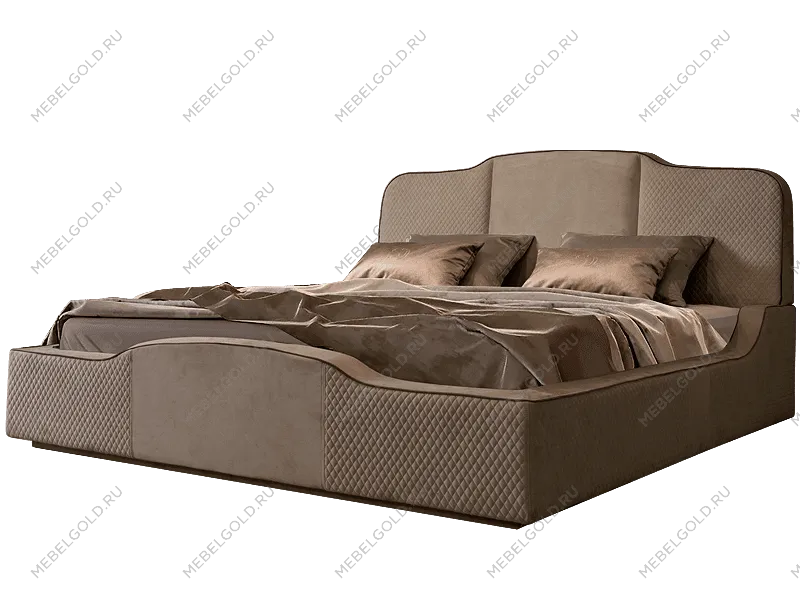 Кровать Paradise 1,8 м, с подъемным механизмом (пепельно-коричневый) Sweet dreams PS501-180[3]