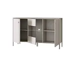 Тумба-витрина с подсветкой Далия KOM1W2D персидский жемчуг | изображение 2