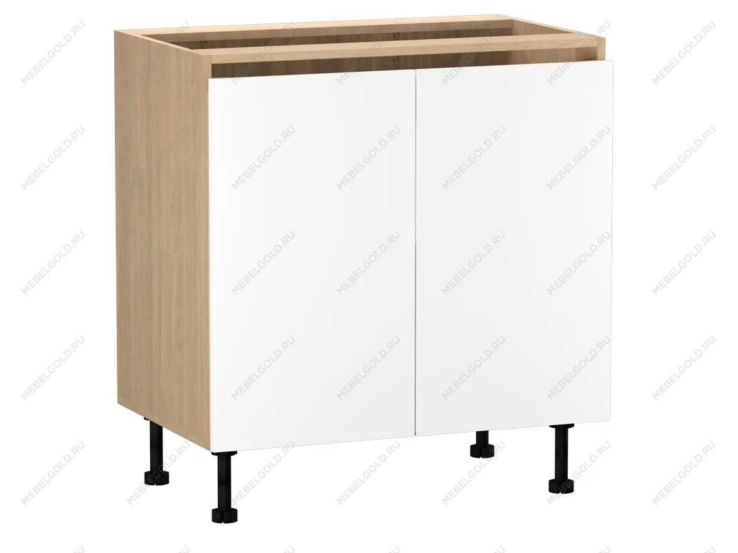 Стол С-80, Женева (800*520*870) Дуб Палермо/Белый матовый, 22406