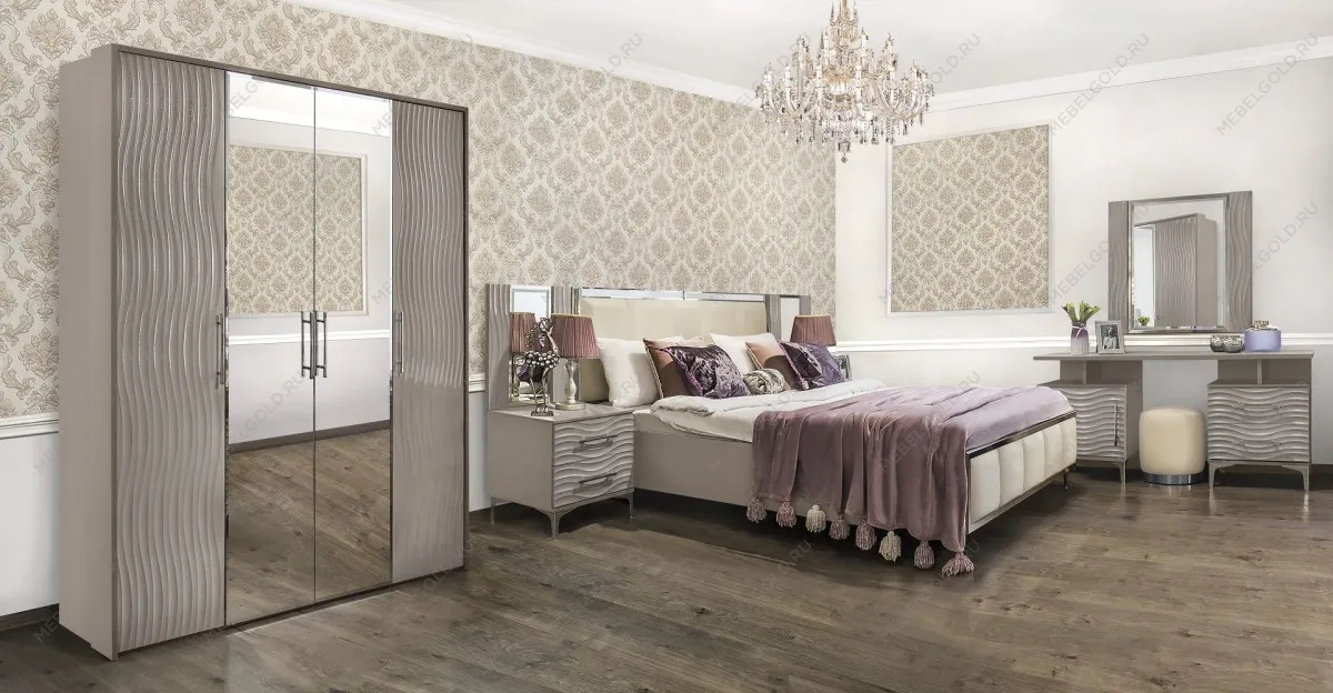 Кровать Гравита 180x200 см серый камень глянец | изображение 3