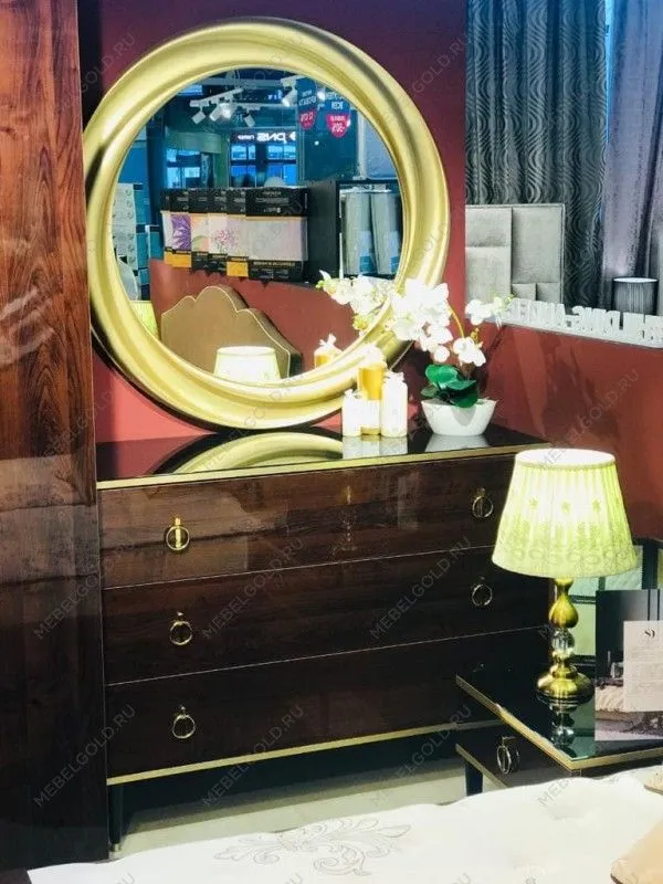 Зеркало круглое 1713(1) золото - Выставка м. Марьина роща | изображение 2