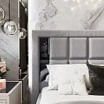 Кровать Замира 160x200 см серый камень | изображение 3