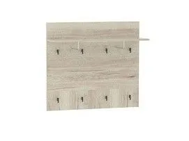 Вешалка 900 ПМ-10, Мале (900*250*800) Дуб галифакс белый, 50509