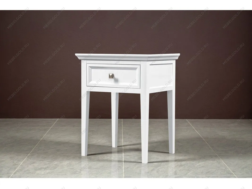 Тумба прикроватная 1 ящик Manhattan (Белый) | изображение 3