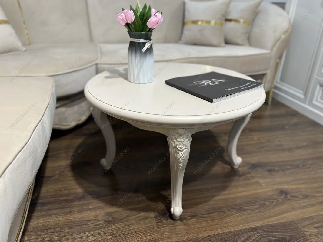 Столик круглый Мокко бежевый | изображение 14