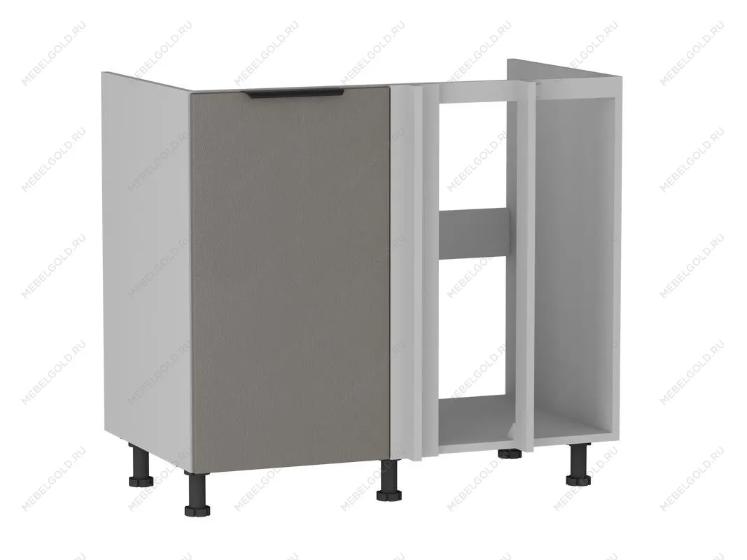 Стол под мойку угловой СМУ-100, Ватель (900*554*820) Экокожа Мокко, 23713