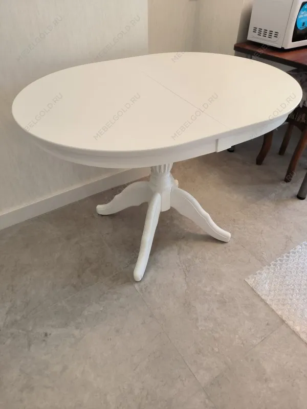 Стол обеденный Лилия-0110 (слоновая кость 9001) | изображение 4