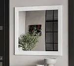 БРИМНЭС / СИРИУС зеркало ИКЕА / IKEA навесное 78х78 белое | изображение 3