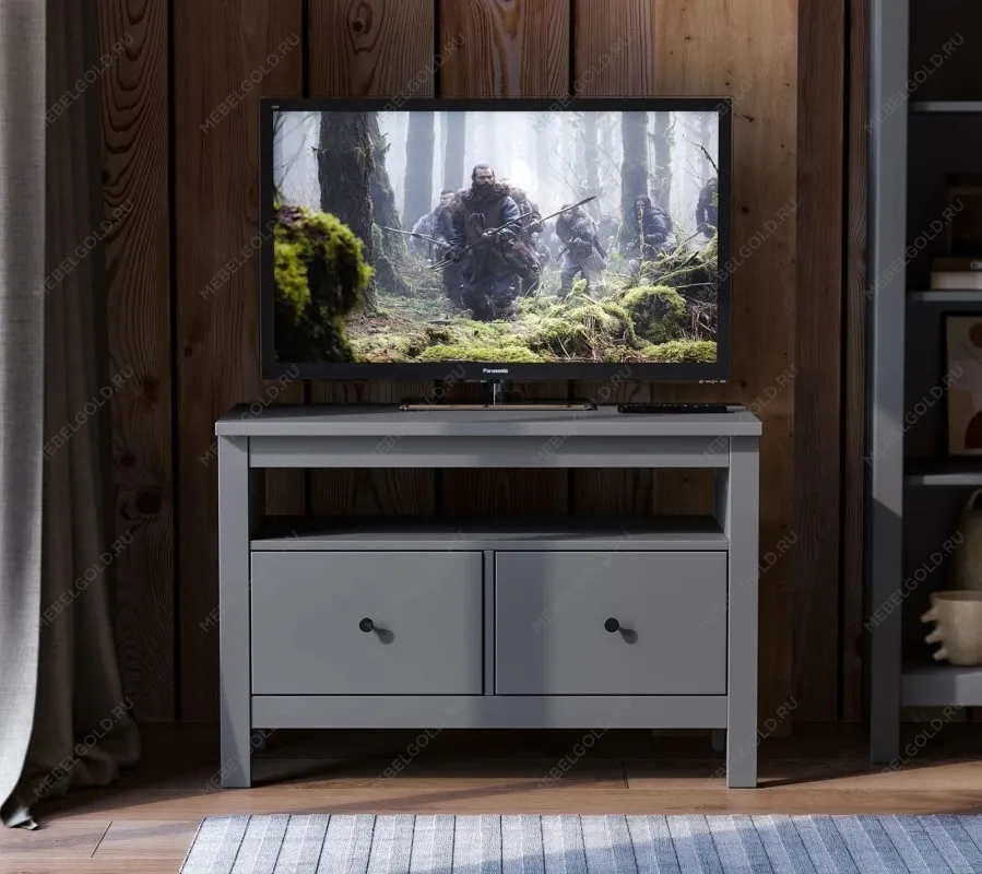 САГА тумба 2 ящика серая | изображение 5