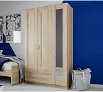 БРИМНЭС / СИРИУС Шкаф ИКЕА / IKEA комбинированный 3 двери и 1 ящик сонома | изображение 4