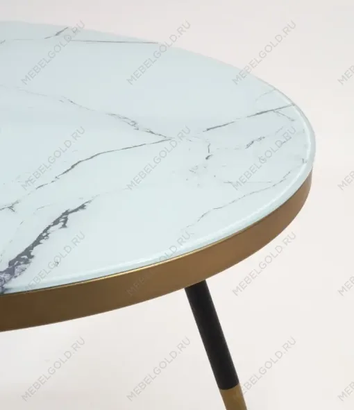 Стол журнальный Signal VEGA B (мраморный эффект/черный) | изображение 5