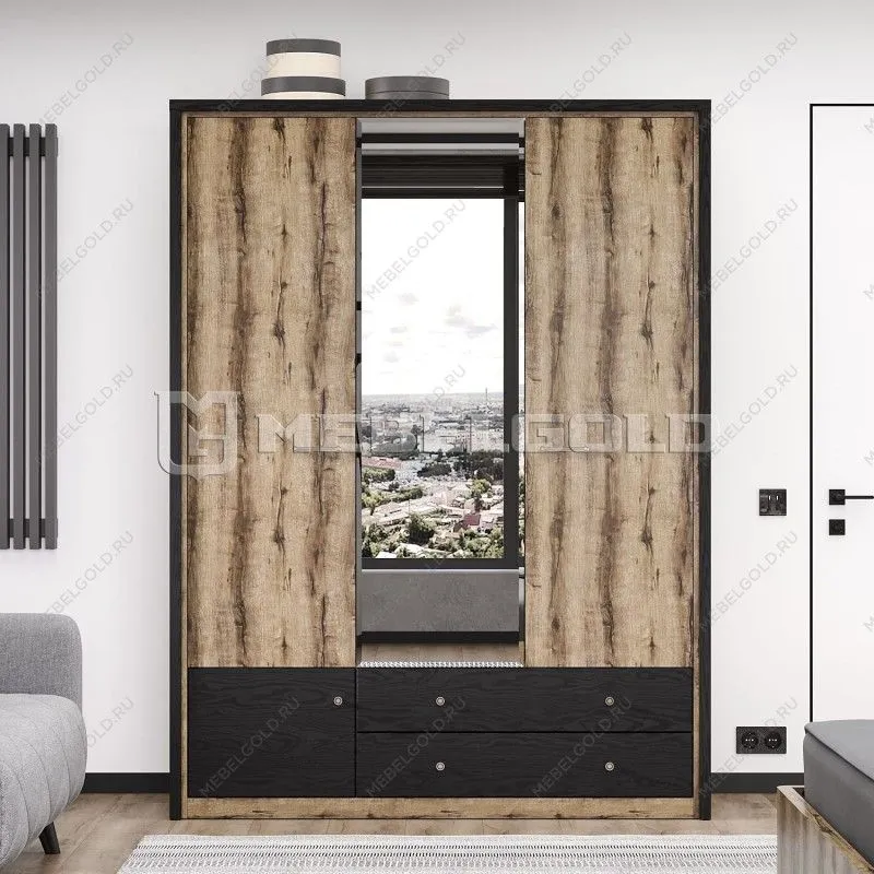 Шкаф 3-створчатый Джаггер 3DG2S Z | изображение 1