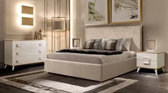 Спальня Диора слоновая кость/золото 3