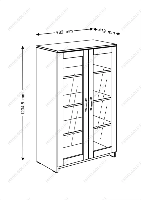 БРИМНЭС / СИРИУС тумба ИКЕА / IKEA 2 двери со стеклом 78х123 Дуб Венге | изображение 3