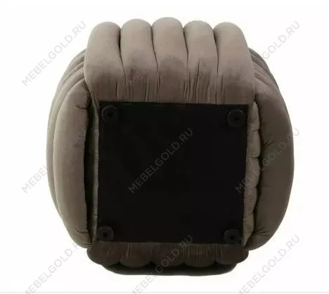Пуф Signal BRUNI Velvet (темно-бежевый) | изображение 2