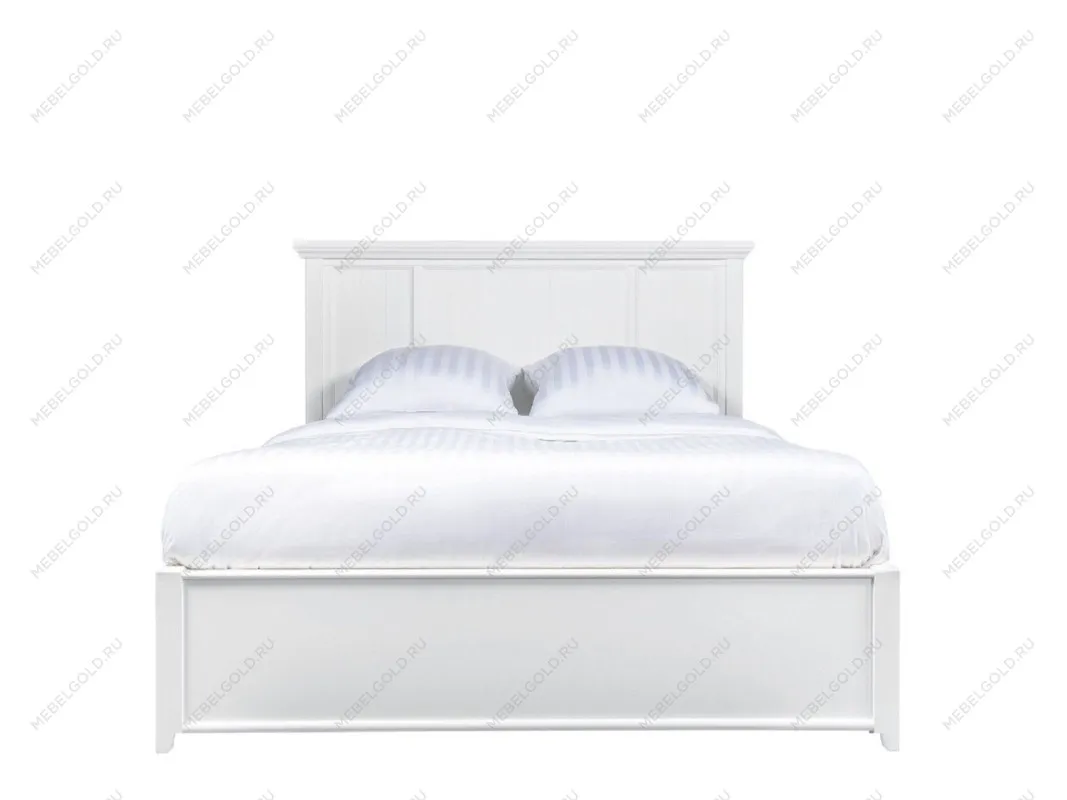 Кровать полутораспальная 140 с подъемным механизмом Manhattan (Белый)