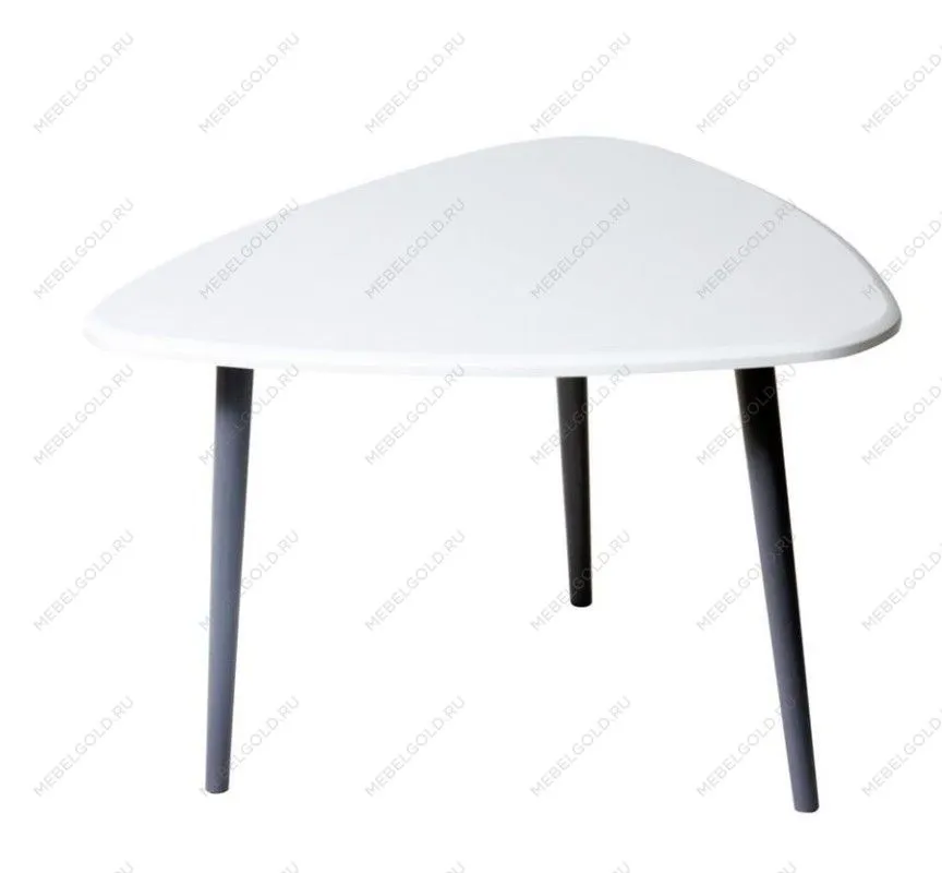 Стол журнальный Квинс (белый)