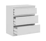 КАСТОР (KULLEN) комод ИКЕА / IKEA 3 ящика белый | изображение 2