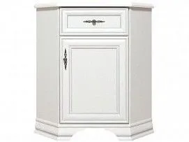 Тумба Кентаки KOMN1D1S/P угловая белый - Выставка Лобня