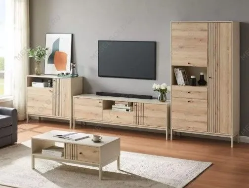 Тумба под телевизор Signal FROST RTV-1 180 (дуб альпийский/белый) | изображение 4