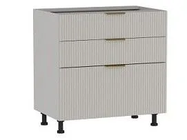 Стол с ящиками СЯ-80 (176/356), Монза (800*523*820) Экокожа Бежевый, 23120