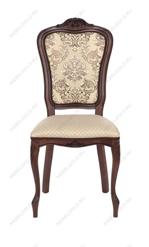 Стул Виконт (тон 317+ патина чёрная/ткань Агата серая/компаньон(Ц)) | изображение 2