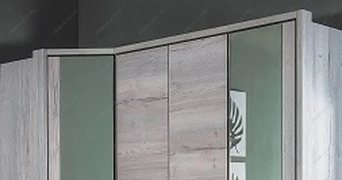 Обкладка для 2-х дверного шкафа, Мале (38*100*916) Дуб галифакс белый, 11222 | изображение 1