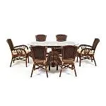 Комплект обеденный ANDREA GRAND Античный орех | изображение 24