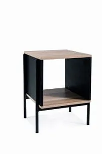 Стол журнальный Signal KARINA B (дуб/черный мат)