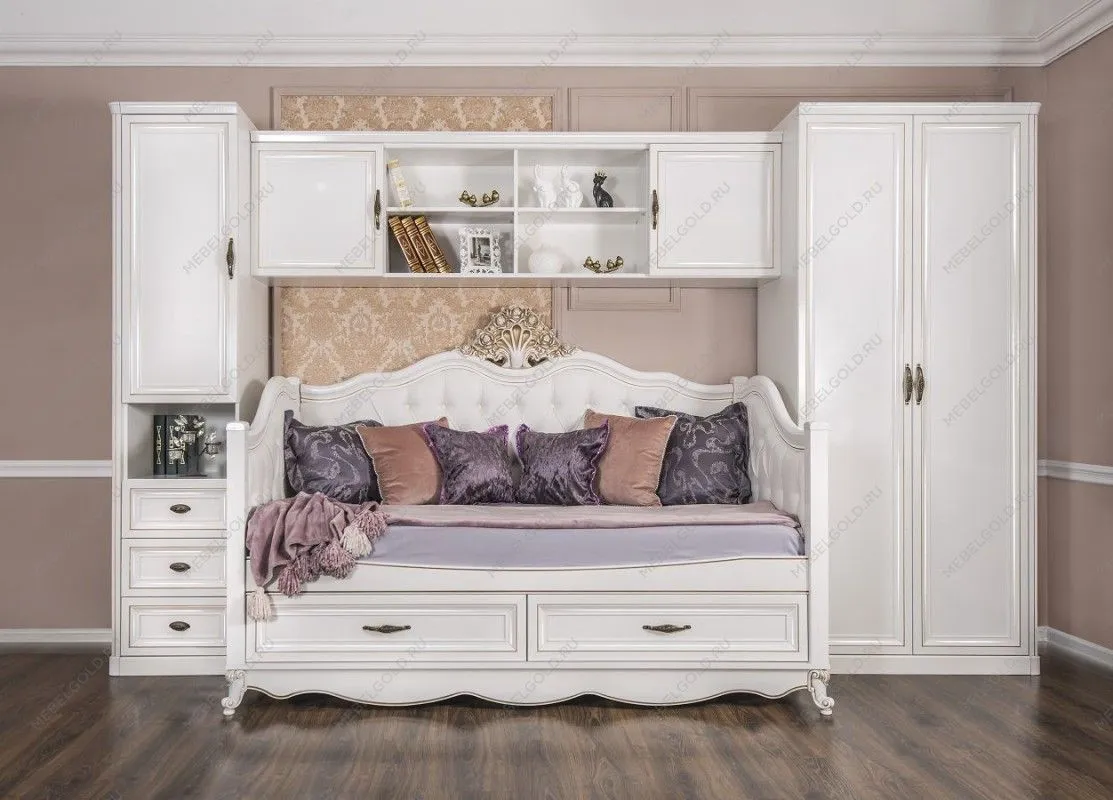 Диван кровать Натали белый глянец | изображение 5