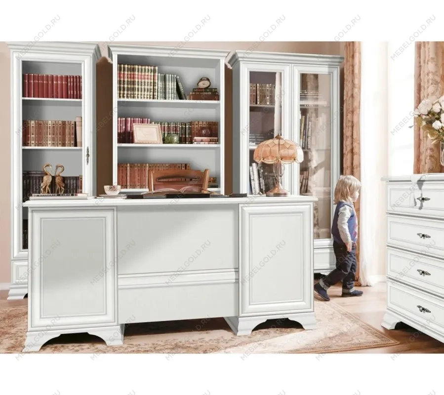 Стол письменный Кентаки BIU2D2S белый - Выставка Лобня | изображение 4