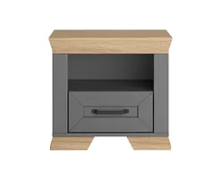 Тумба прикроватная Марсель KOM1S дымчатый алмаз