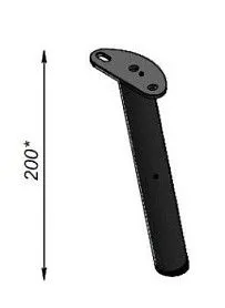 Опора Скандинавия наклонная 200 мм (комплект 5 шт), ФР.0600.0207