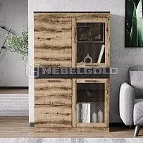 Шкаф с витриной Джаггер 2V2D1S