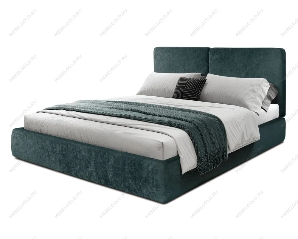 Кровать Natura 1.6 м, с подъемным механизмом Шенилл (Monblan) 531, НТКР-1[3]