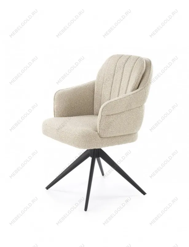 Стул кухонный Halmar K570 поворотный (бежевый/черный)