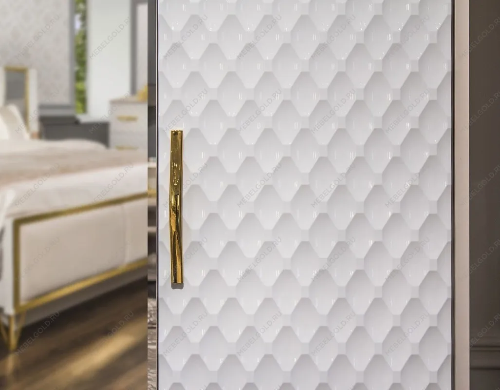 Шкаф Лара 5-дверный белый глянец | изображение 6