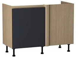 Дуб Палермо/Синий матовый