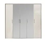 Шкаф Гравита 5-дверный белый глянец | изображение 1