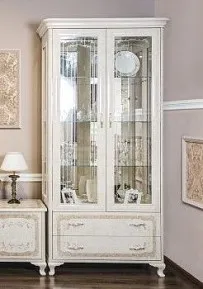 Витрина Патрисия 2-ств крем корень глянец