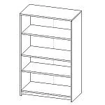 Тумба Сириус, 2 двери, 78х41х124 см, белая | изображение 12