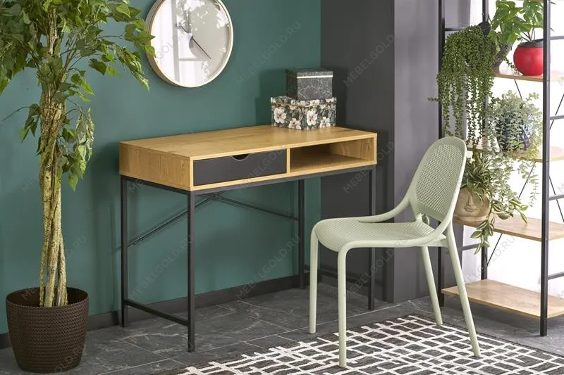 Стол компьютерный HALMAR B50 (натуральный/черный)