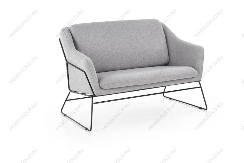 Диван Halmar SOFT 2 XL (серый/черный)