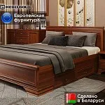 Кровать Кентаки LOZ/180+выкатные тумбы каштан | изображение 1