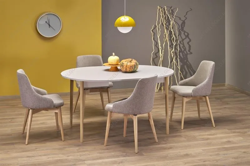 Стол обеденный Halmar PIVOT 102 (кашемир/натуральный)