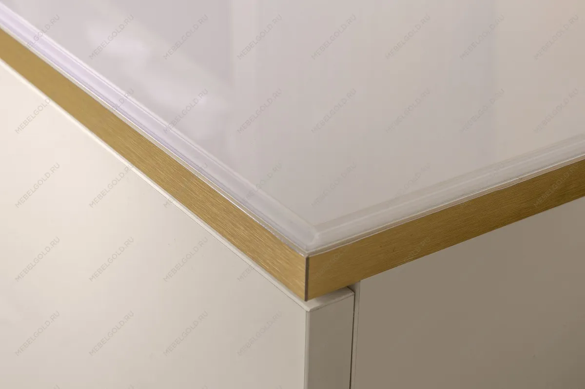 Тумба прикроватная Римини (Белый/Серебро) РМТП-1 | изображение 3