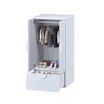 ПИКСИ шкаф распашной с 2 дверьми, полкой и ящиком 60х57х123, робкий подснежник | изображение 3