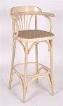 Стул барный 750 Венский мягкий (беленый дуб, ткань 1 beige) | изображение 1