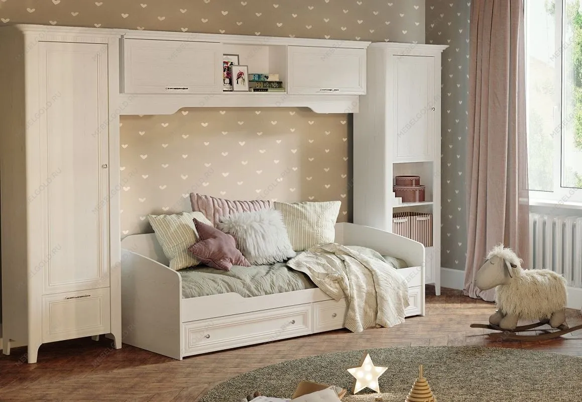 Шкаф-полка навесная, Клер (2044*324*554) Сосна Андерсен, 31506 | изображение 1